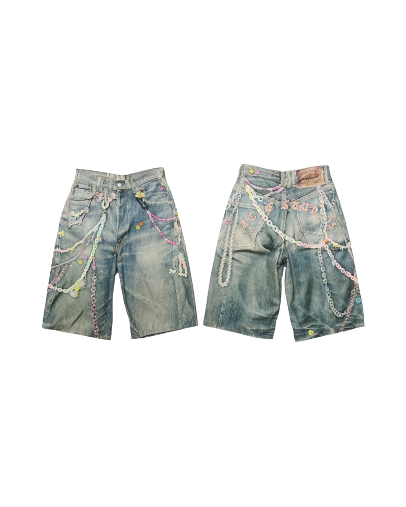 Acne Studios 1981 Trompe L'oeil Jorts