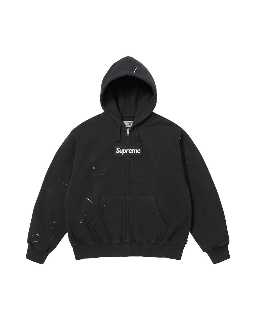 Supreme x MM6 Box Logo Zip-Up Hoodie