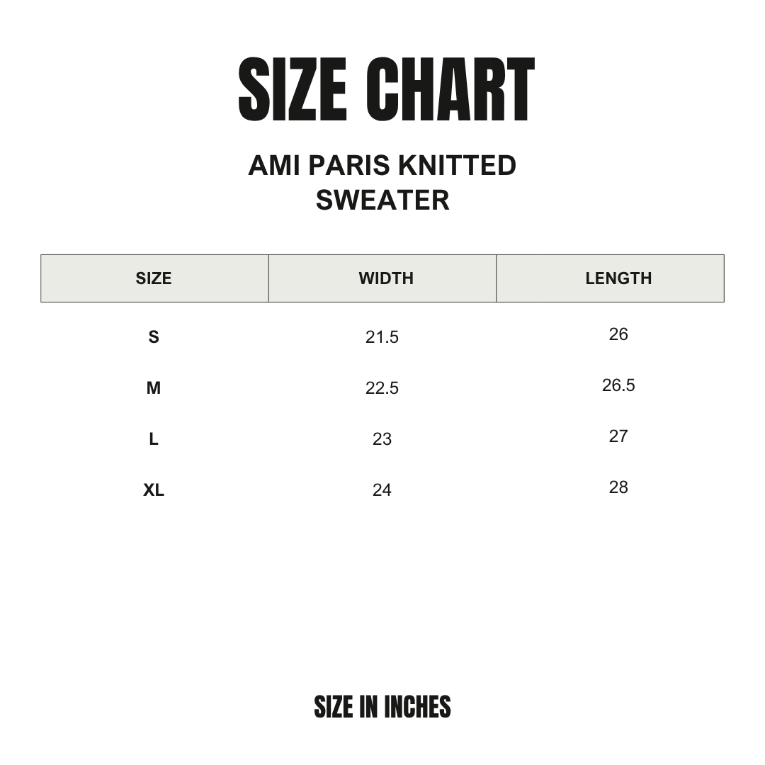 Ami Paris Knitted Sweater