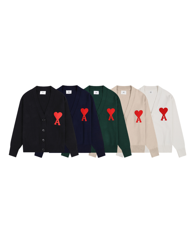 Ami Paris Knitted Cardigan