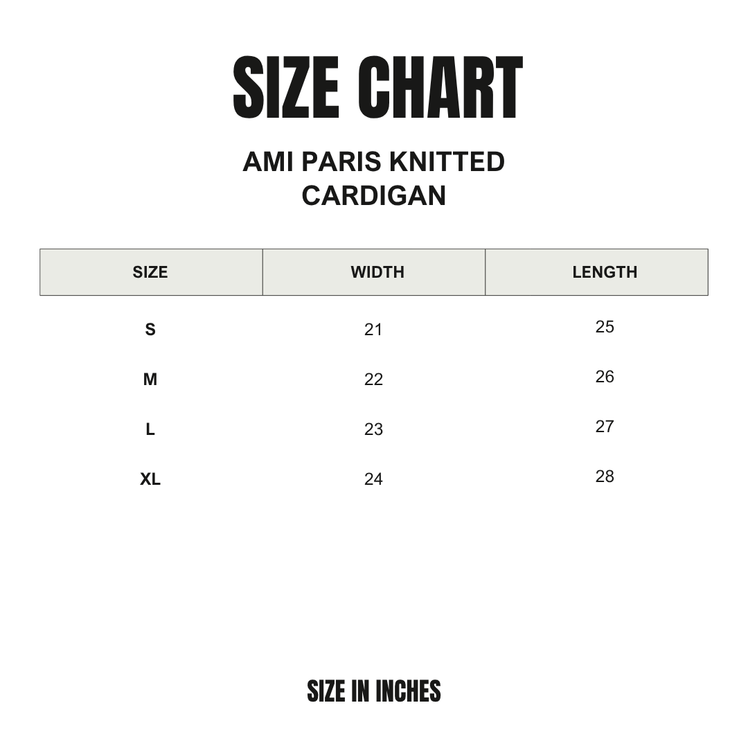 Ami Paris Knitted Cardigan