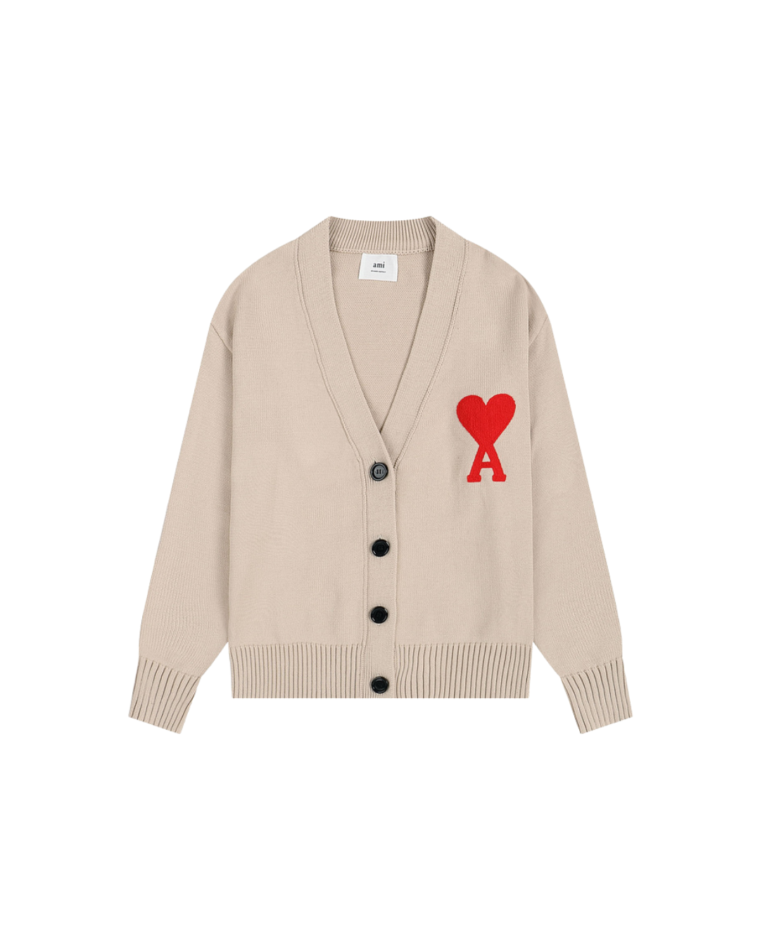 Ami Paris Knitted Cardigan