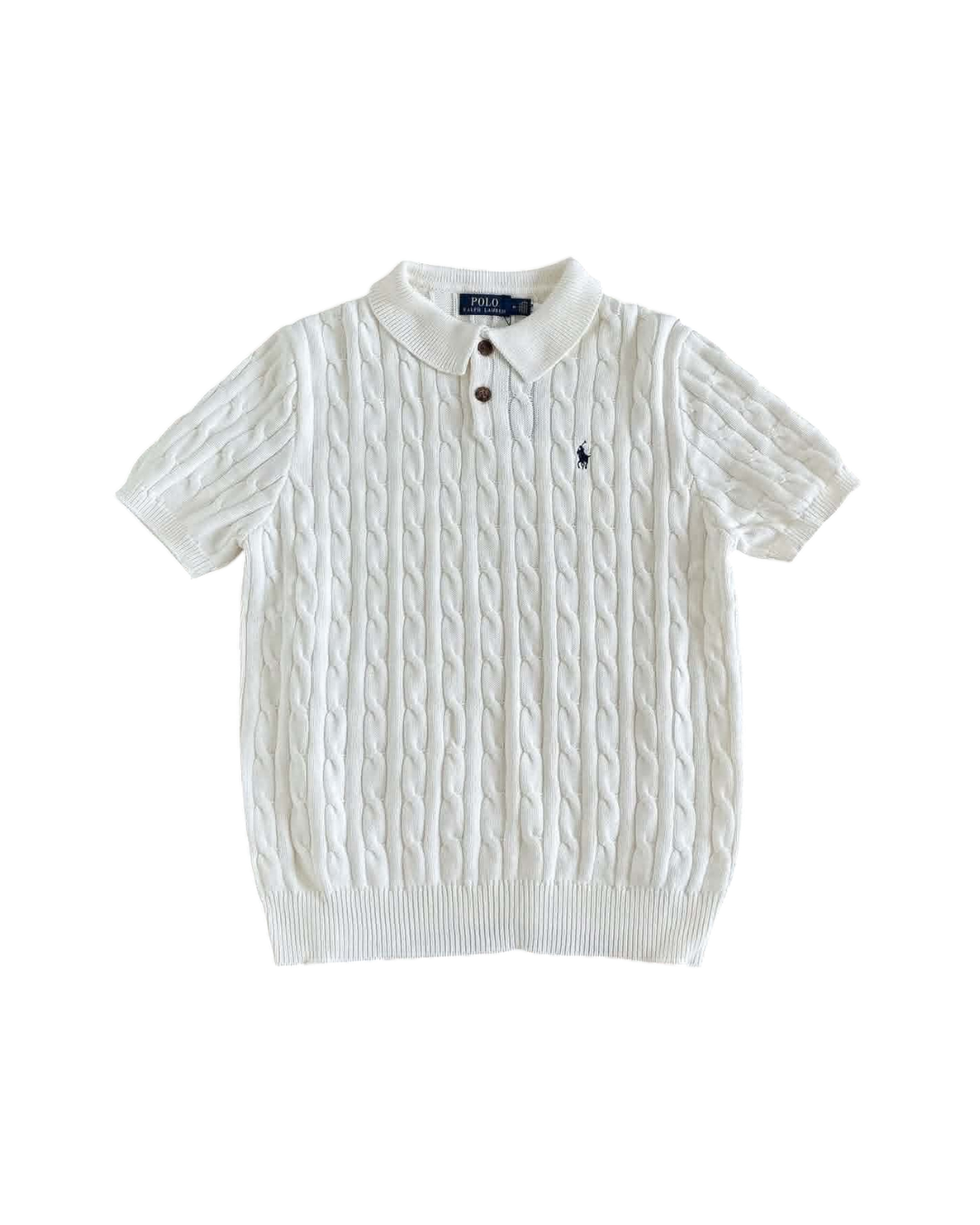Ralph Lauren Cable Knit Polo Shirt