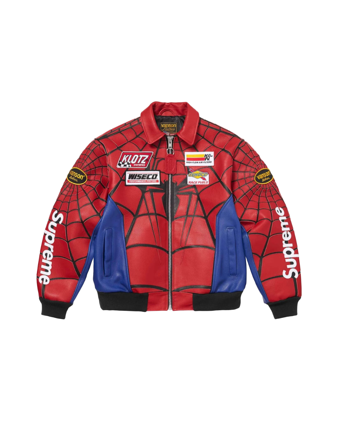 Supreme x Vanson Leathers Spider-Web Leather Jacket