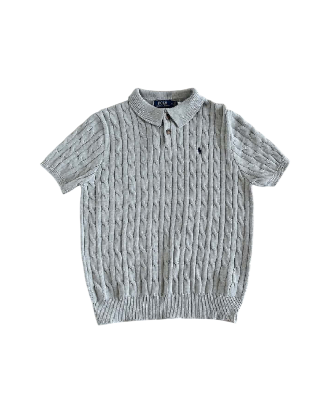 Ralph Lauren Cable Knit Polo Shirt