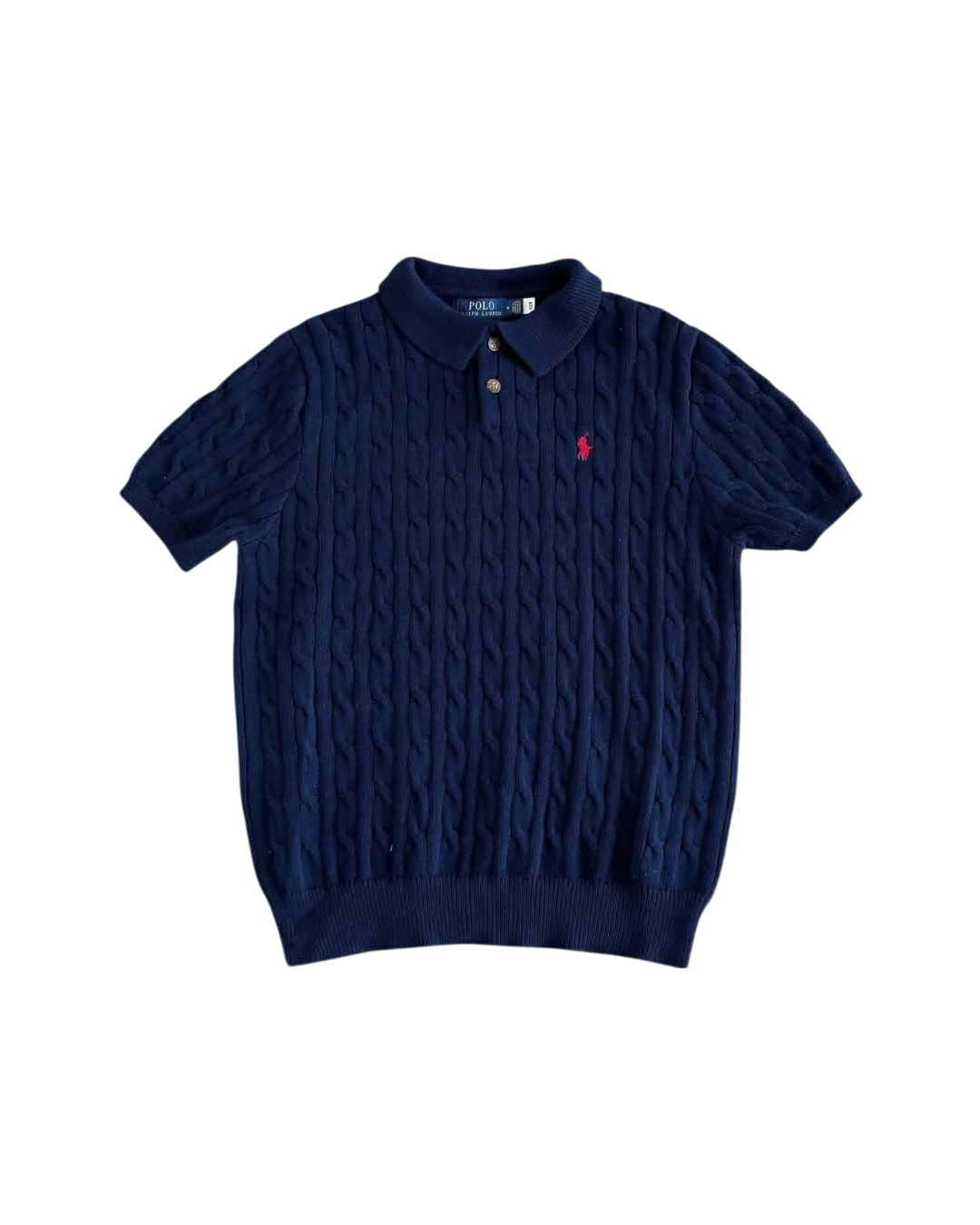 Ralph Lauren Cable Knit Polo Shirt