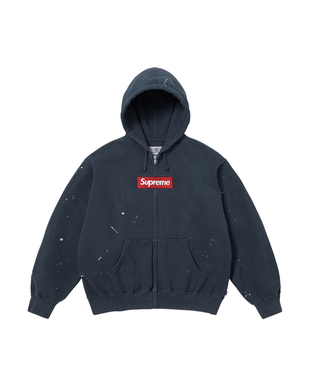 Supreme x MM6 Box Logo Zip-Up Hoodie