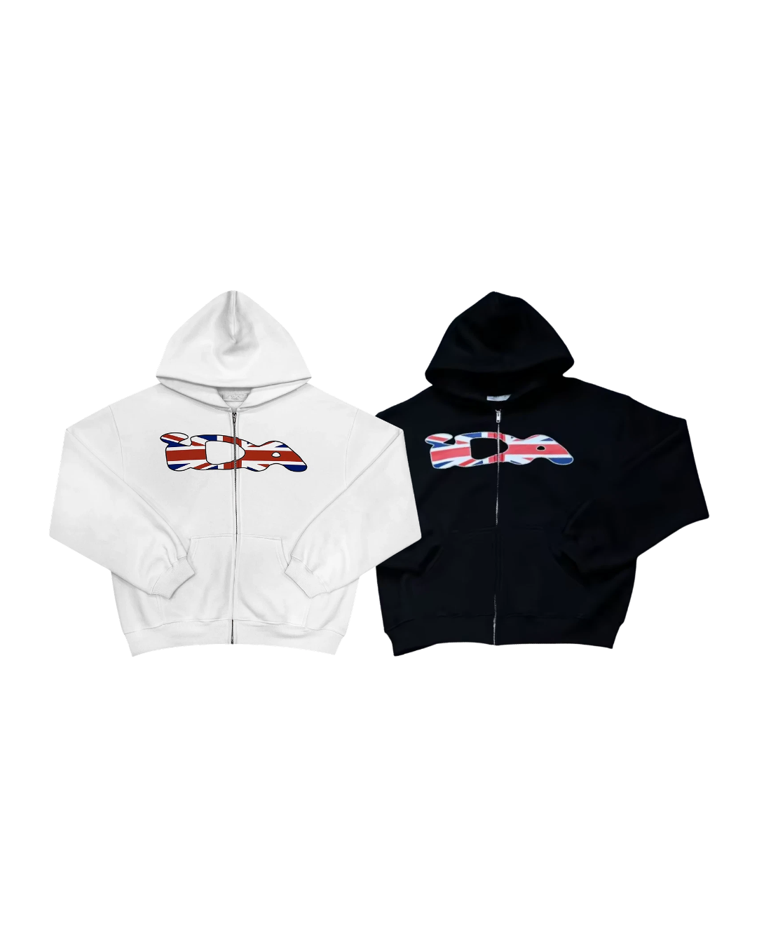 IDA British Flag Logo Zip-Up Jacket