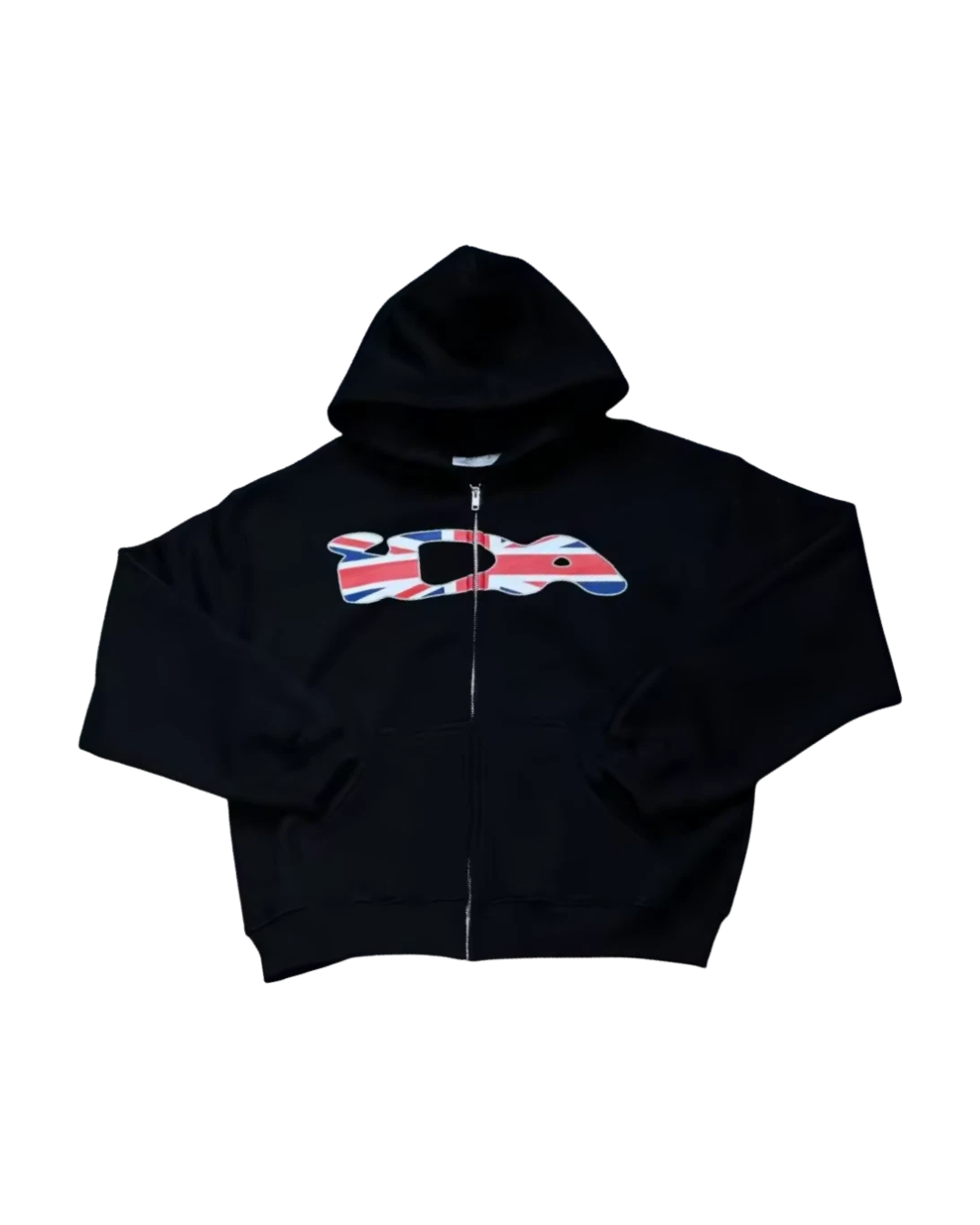 IDA British Flag Logo Zip-Up Jacket