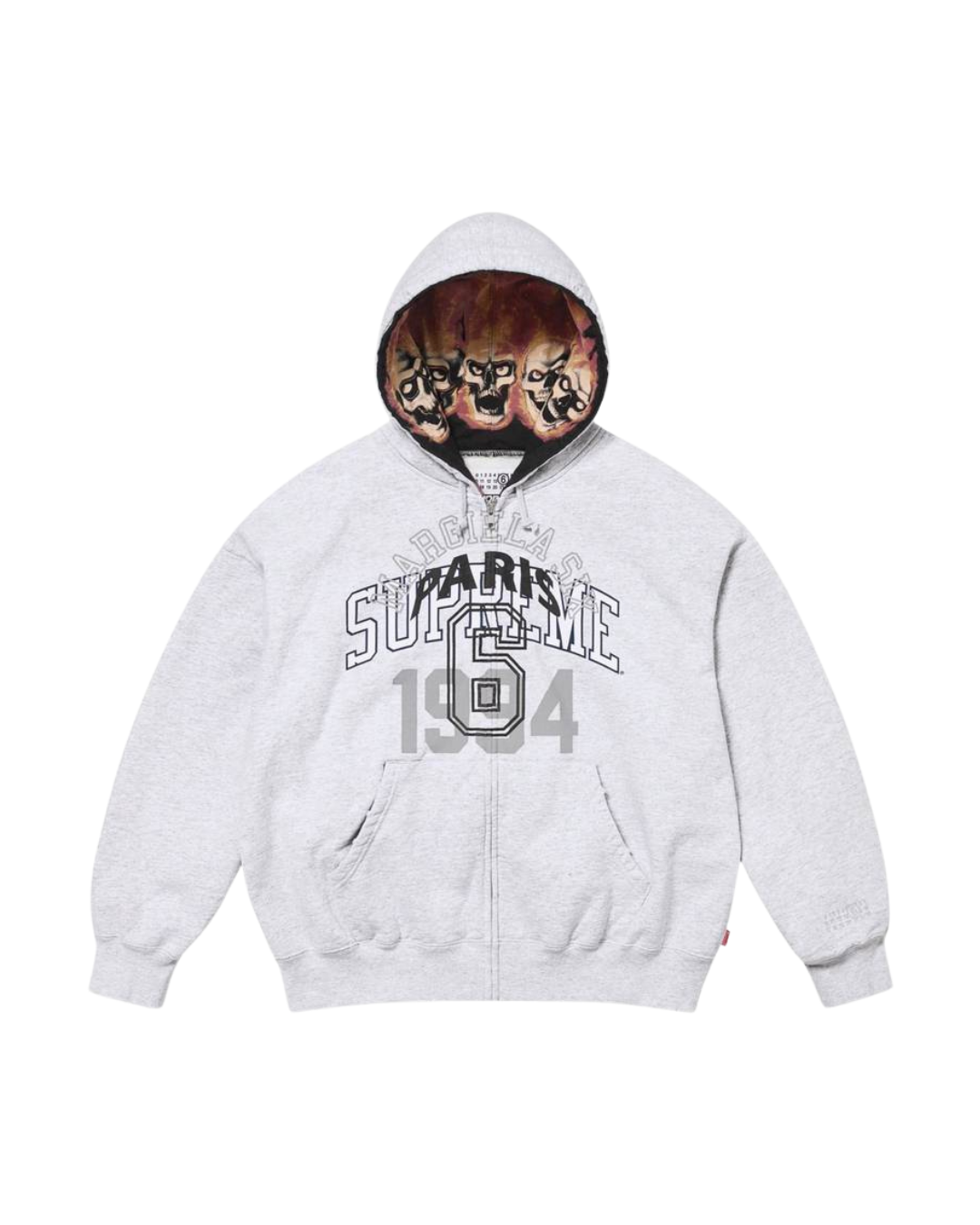 Supreme x MM6 Zip-Up Hoodie