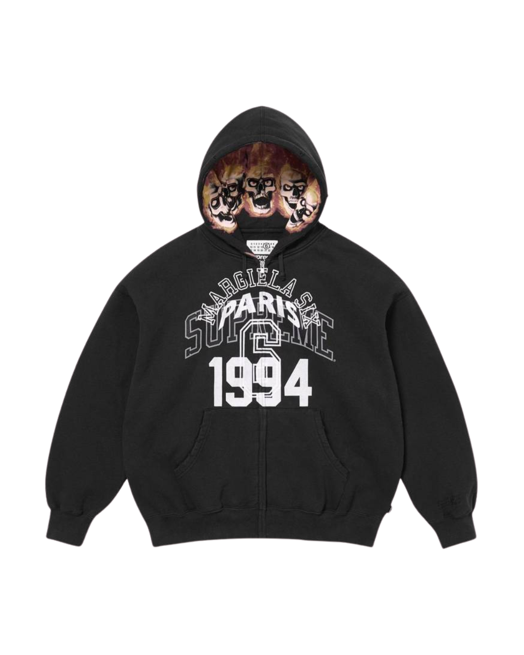 Supreme x MM6 Zip-Up Hoodie