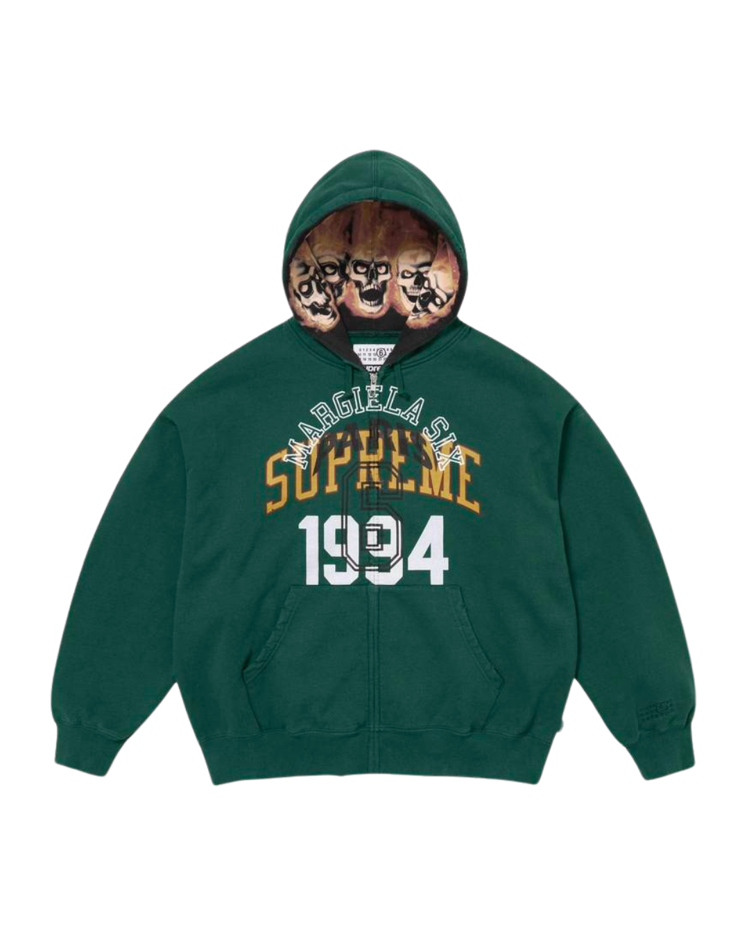 Supreme x MM6 Zip-Up Hoodie