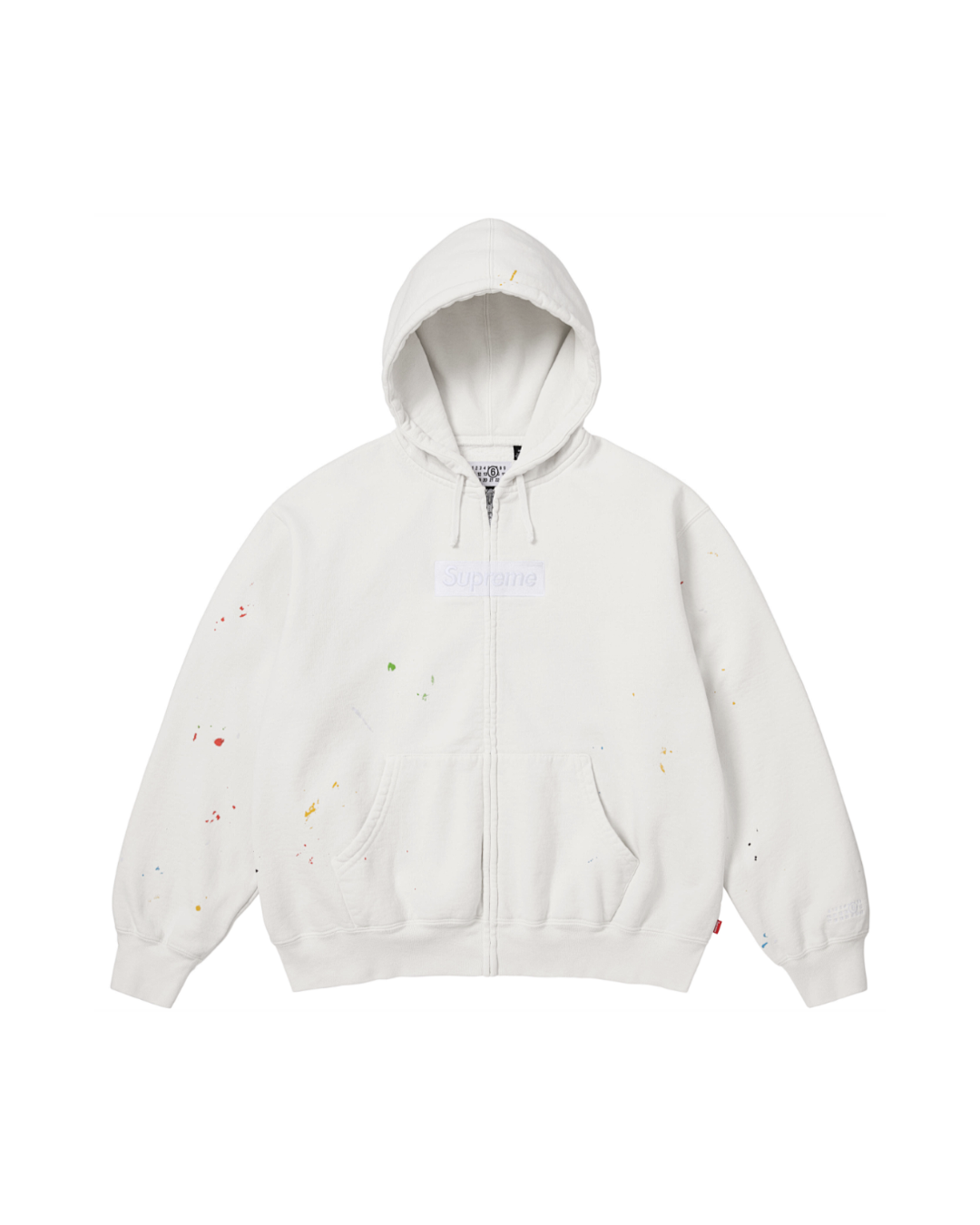 Supreme x MM6 Box Logo Zip-Up Hoodie