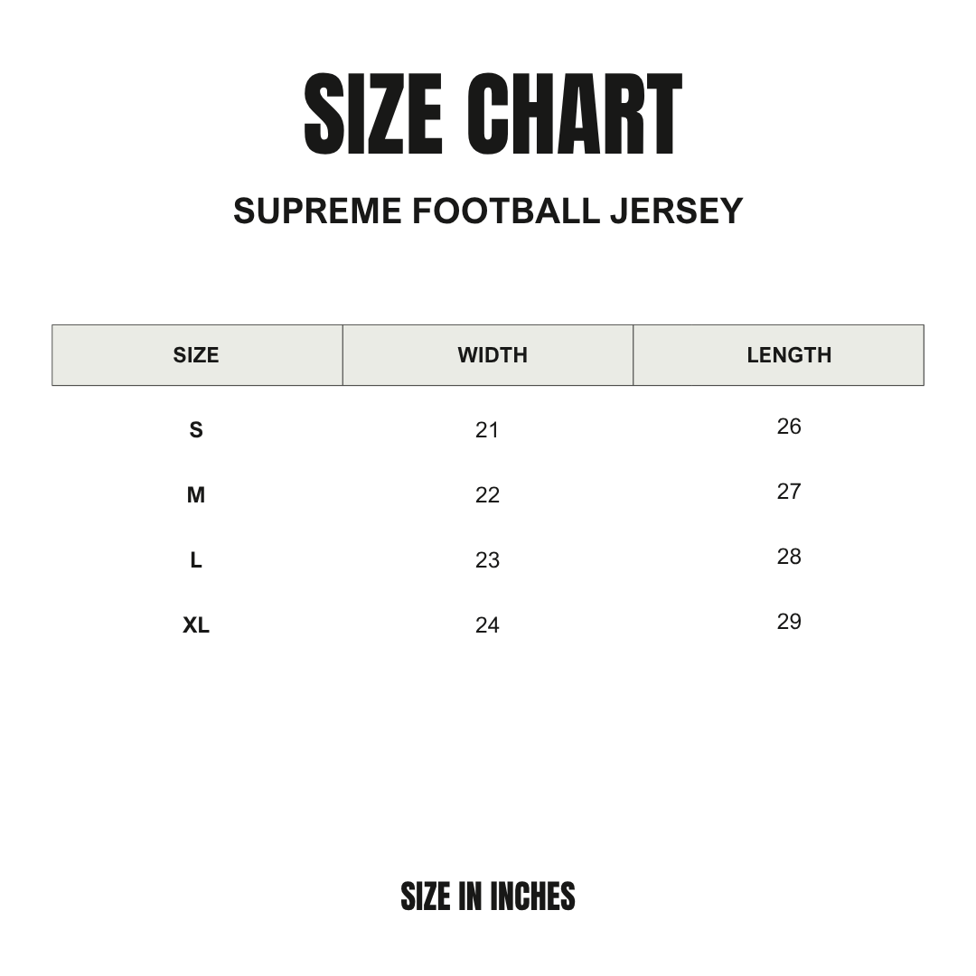 Supreme Football Jersey