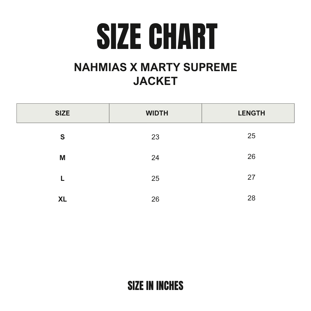 NAHMIAS x Marty Supreme Jacket