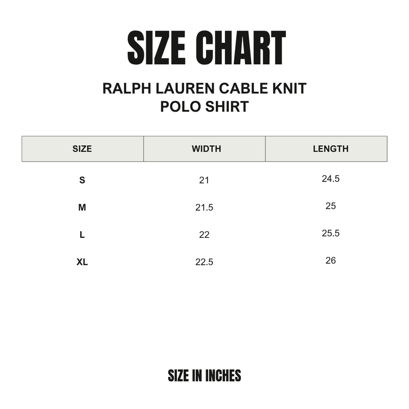 Ralph Lauren Cable Knit Polo Shirt