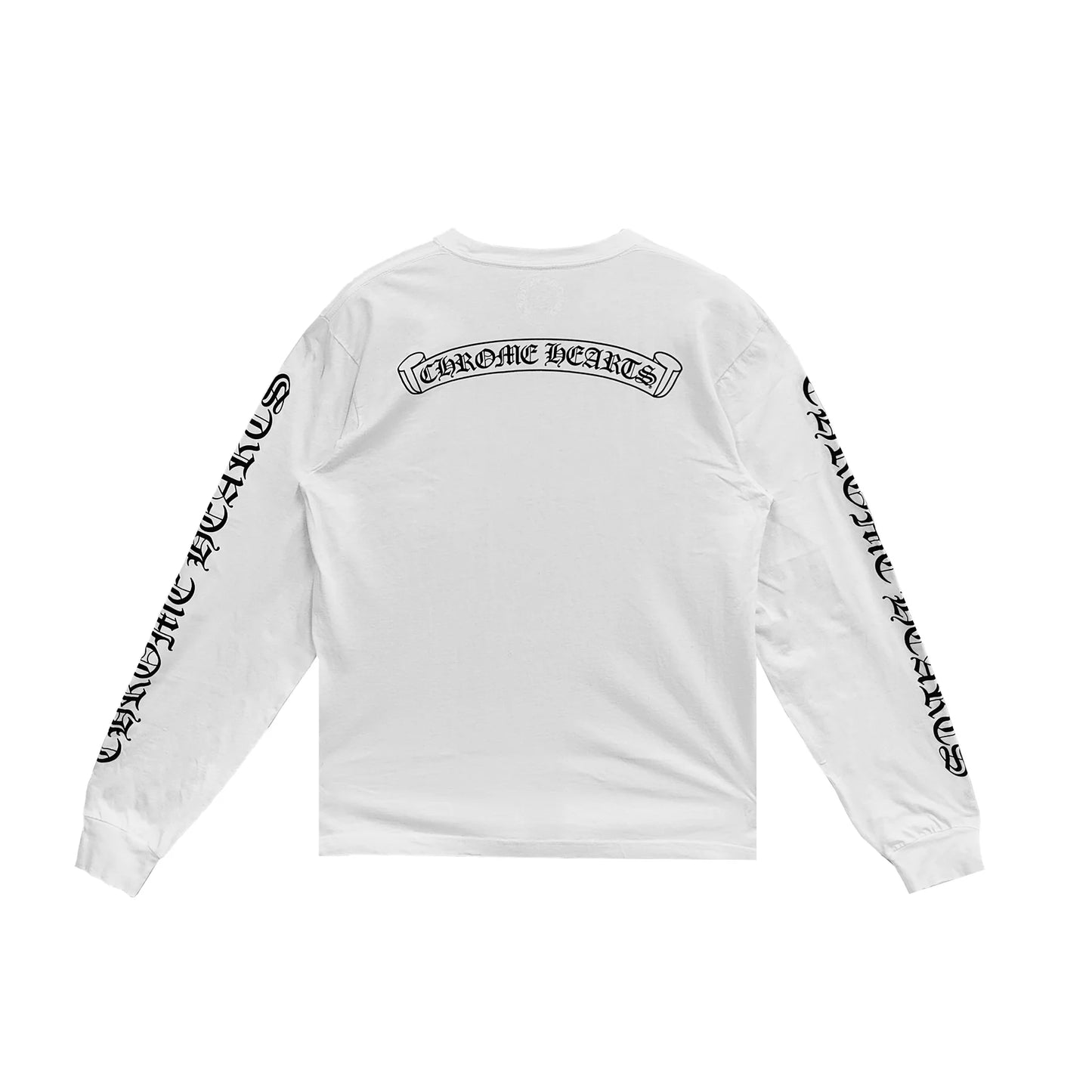Chrome Hearts Scroll Logo Longsleeves